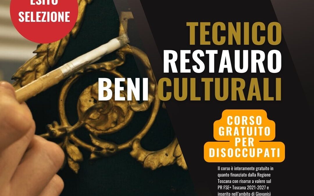 Corso Tecnico del restauro di beni culturali (settore ligneo): esito delle selezione