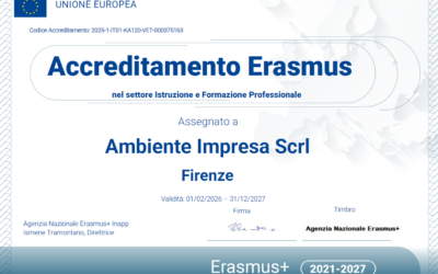 Ambiente Impresa ottiene l’Accreditamento Erasmus+ VET 2026–2027