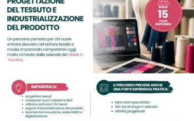Diventa Tecnico delle attività di progettazione del tessuto e industrializzazione del prodotto