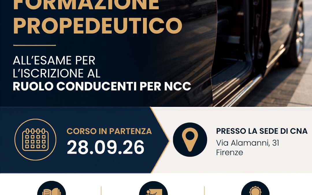 Corso preparatorio all’esame per il ruolo Conducenti NCC