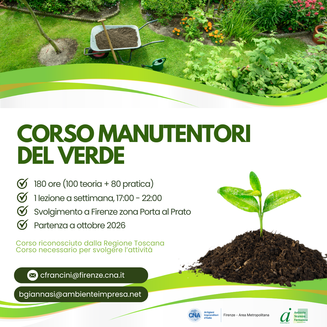 Corso Manutentori del verde Corso Manutentori del verde